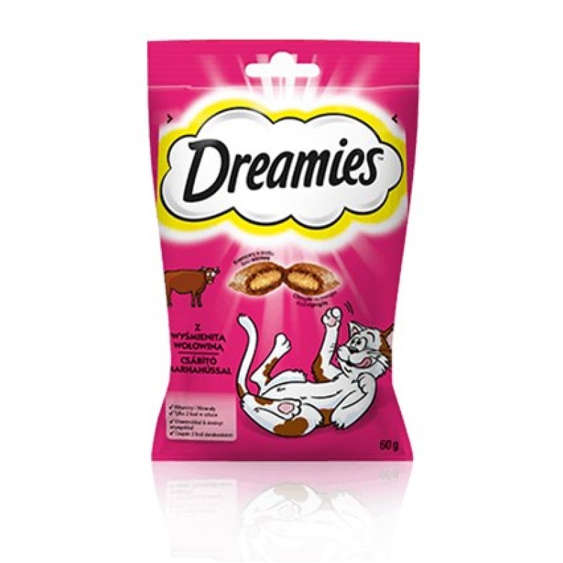 Dreamies 4008429037948 cats dry food 60 g Adult Beef