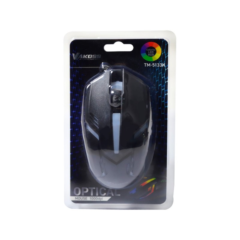 VAKOSS TM-5133K GAMING MOUSE, RGB LIGHTING VAKOSS TM-5133K GAMING MOUSE, RGB LIGHTING