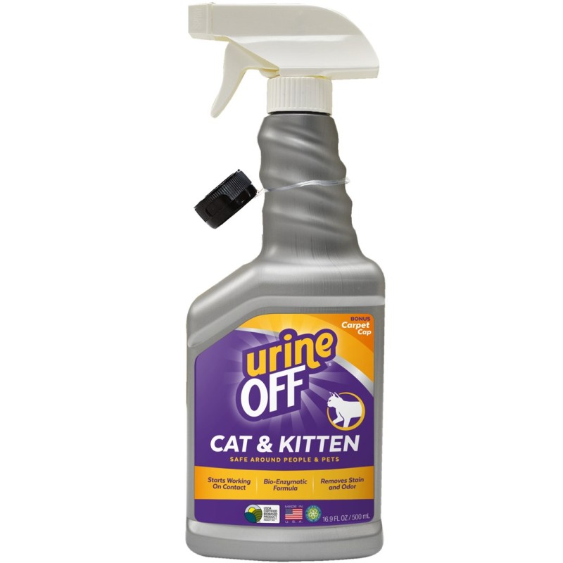 urineOFF Cat & Kitten - urine stain remover spray - 500ml