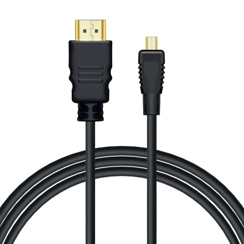 Savio CL-40/M HDMI (M) - micro HDMI (M) cable with Ethernet, 2m, Black Savio CL-40/M HDMI (M) - micro HDMI (M) cable with Ethernet, 2m, Black
