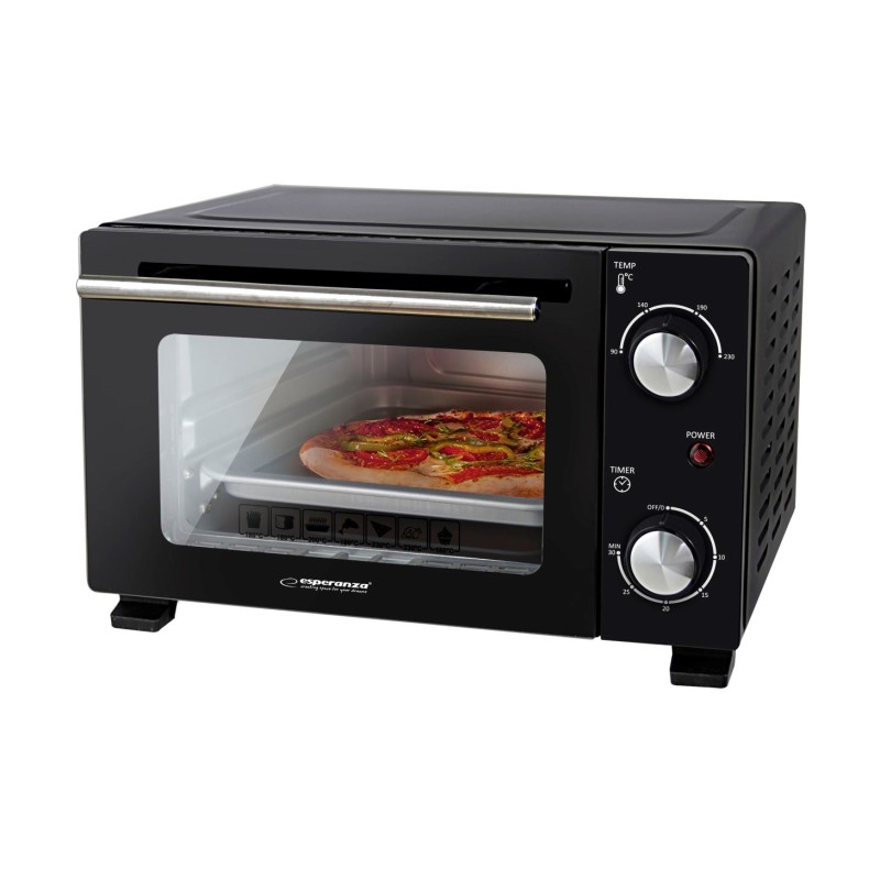 Esperanza EKO007N Mini Oven 10 l 800 W Black