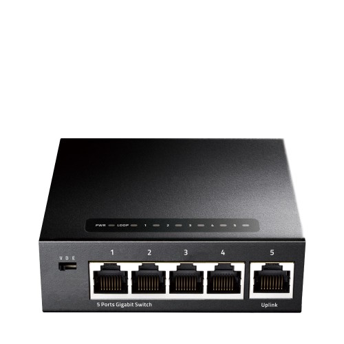 Cudy GS105 network switch Gigabit Ethernet (10/100/1000) Black Cudy GS105 network switch Gigabit Ethernet (10/100/1000) Black