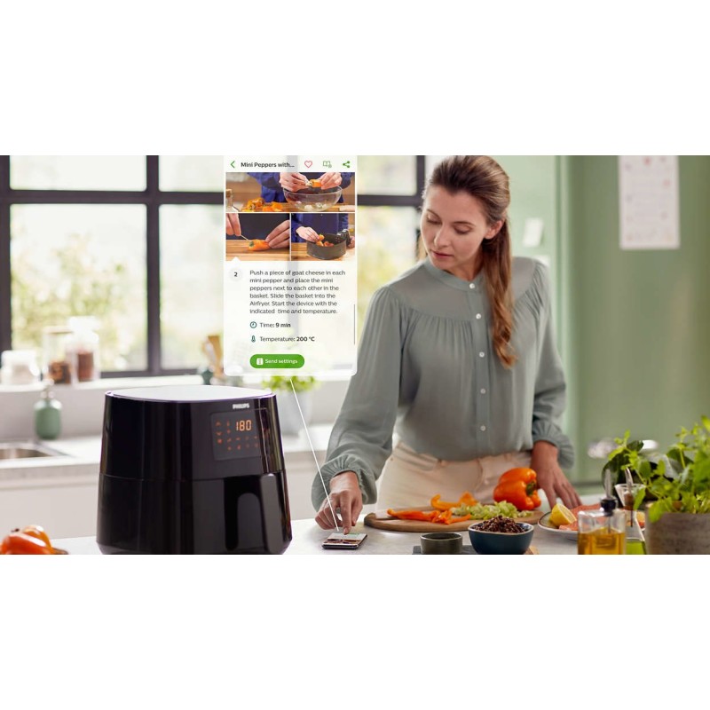 Philips Essential HD9280/70 fryer Single 6.2 L 2000 W Deep fryer Black, Silver Philips Essential HD9280/70 fryer Single 6.2 L 2000 W Deep fryer Black, Silver