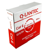 Q-LANTEC Kabel U/UTP kat.6, sieciowy, skrętka, PVC, Eca 4PR, 1Gb/s (10Gb/s do 55m), szary, 100m (KIU6PVC100Q) Q-LANTEC Kabel U/UTP kat.6, sieciowy, skrętka, PVC, Eca 4PR, 1Gb/s (10Gb/s do 55m), szary, 100m (KIU6PVC100Q)