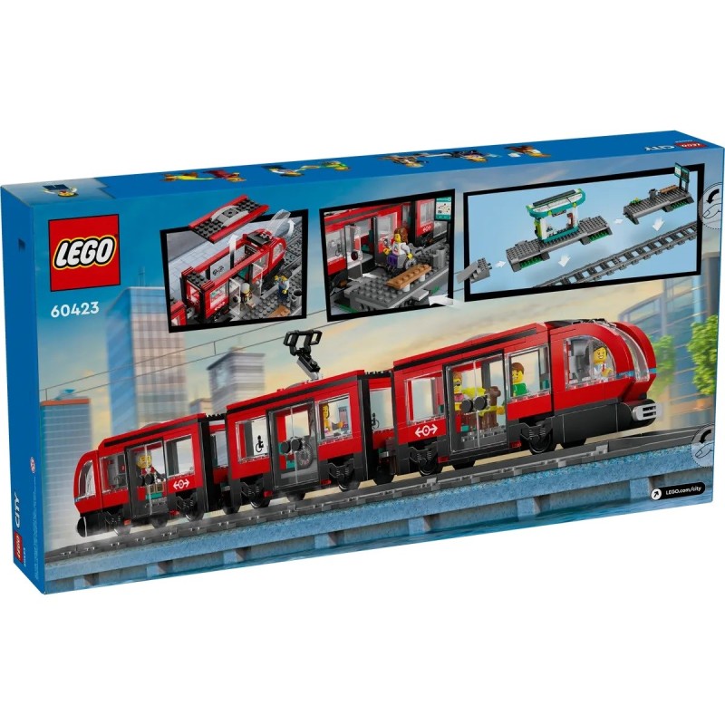 LEGO CITY 60423 Downtown Streetcar and Station LEGO CITY 60423 Downtown Streetcar and Station