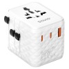 Savio AP-08 power adapter/inverter 20 W White