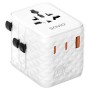 Savio AP-08 power adapter/inverter 20 W White