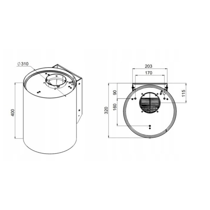 MAAN ELBA MINI WPB 431 SATIN HOOD MAAN ELBA MINI WPB 431 SATIN HOOD