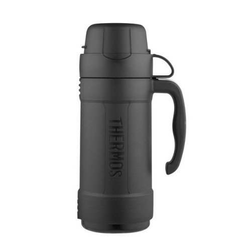 750 ml glass thermos flask with one cup THERMOS - black 750 ml glass thermos flask with one cup THERMOS - black