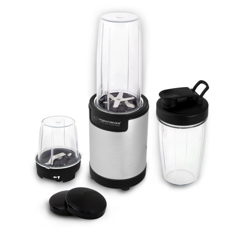 Esperanza EKM030 Nutri blender / Personal blender 9in1 900W Silver Esperanza EKM030 Nutri blender / Personal blender 9in1 900W Silver