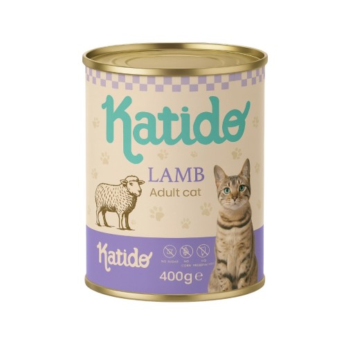 KATIDO Lamb - wet cat food - 400g KATIDO Lamb - wet cat food - 400g