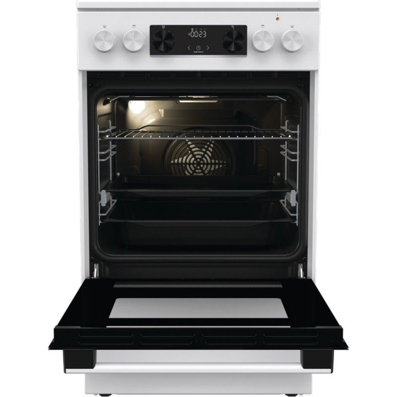 Gorenje GECS5C70WA cooker Freestanding cooker Coil hob White A Gorenje GECS5C70WA cooker Freestanding cooker Coil hob White A