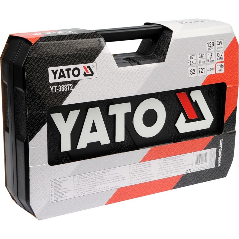 Yato YT-38872 mechanics tool set 128 tools Yato YT-38872 mechanics tool set 128 tools