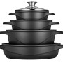 Smile MGK-17 soup pot Black Aluminium