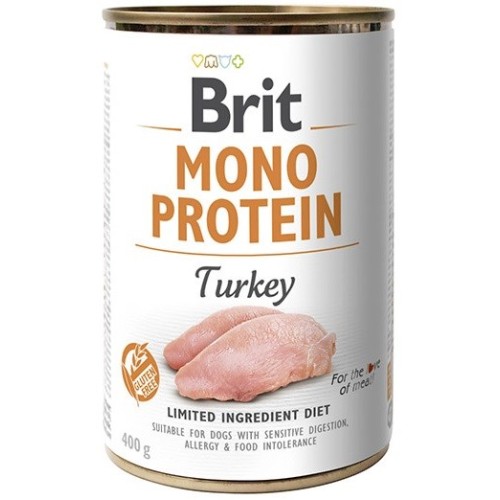 BRIT Mono Protein Turkey - wet dog food - 400 g BRIT Mono Protein Turkey - wet dog food - 400 g