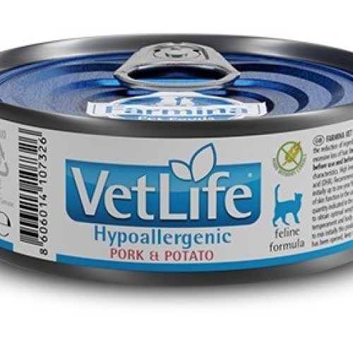 FARMINA Vet Life Hypoallergenic Pork & Potato - wet cat food - 85 g FARMINA Vet Life Hypoallergenic Pork & Potato - wet cat food - 85 g