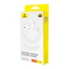 Baseus Encok HZ20 Headset Wired In-ear Calls/Music White