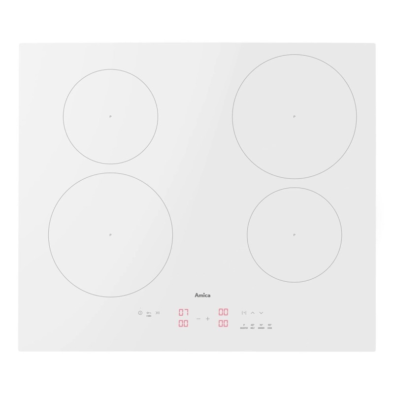 Induction cooktop Amica PIDH6140PHTUN 3.0 white Induction cooktop Amica PIDH6140PHTUN 3.0 white