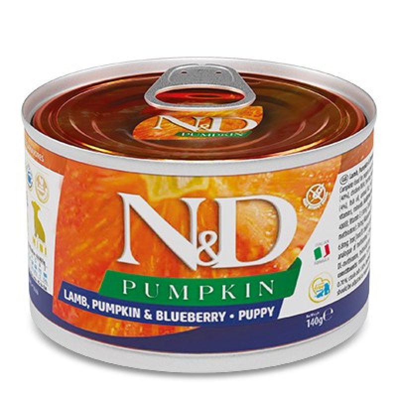 FARMINA N&D Puppy Lamb&Pumpkin&Blueberry - wet dog food - 140 g FARMINA N&D Puppy Lamb&Pumpkin&Blueberry - wet dog food - 140 g