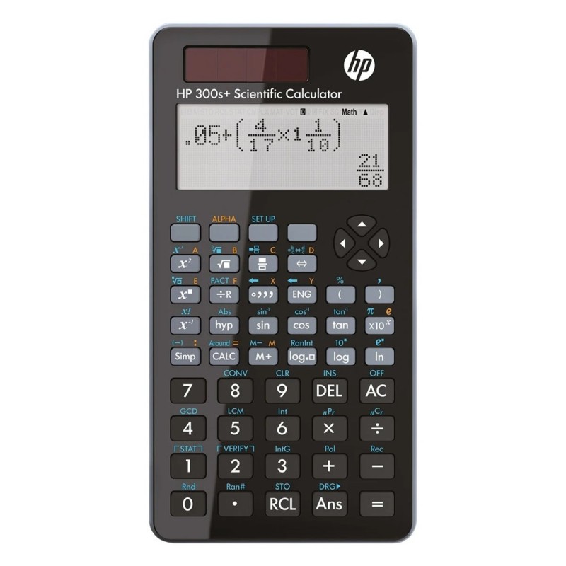 Scientific calculator HP-300SPLUS/INT BX 315 functions black Scientific calculator HP-300SPLUS/INT BX 315 functions black