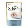 SCHESIR in jelly Tuna with hake - wet cat food - 85 g