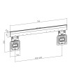 Maclean MC-481 Ultra Flat Slim TV Wall Mount Bracket Holder for 37-80