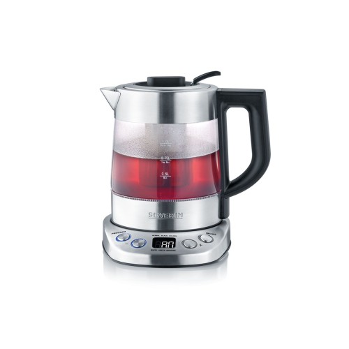 SEVERIN ELECTRIC KETTLE, GLASS, 1 L, 2200W WK3473 SEVERIN ELECTRIC KETTLE, GLASS, 1 L, 2200W WK3473