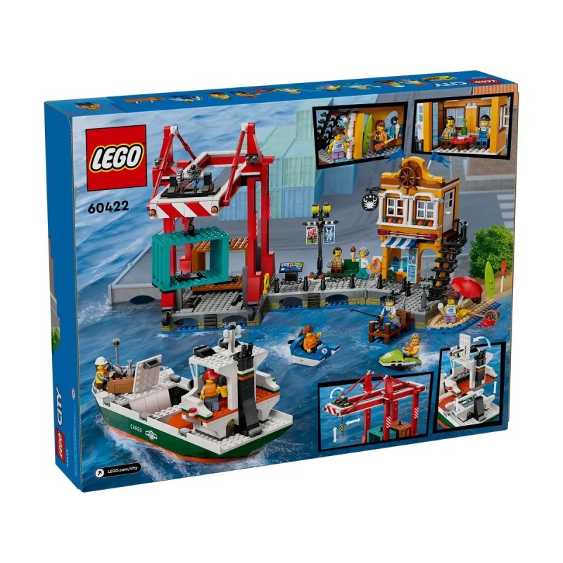 LEGO CITY 60422 Seaside Harbour with Cargo Ship
