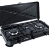 Promis KG300C 3-burner gas cooker, black