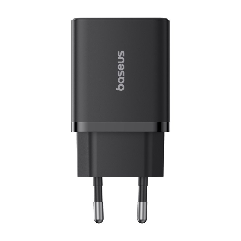 Baseus P10111404113-00 Cube USB-C / USB-A 30W mains charger Black Baseus P10111404113-00 Cube USB-C / USB-A 30W mains charger Black