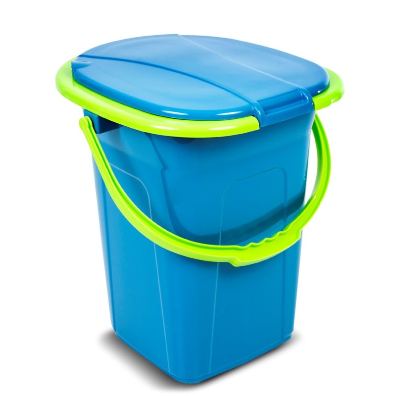 GreenBlue GB320BL Portable Travel Toilet Bucket Seat Camping Festival Handle Lid Durable Stable19L GreenBlue GB320BL Portable Travel Toilet Bucket Seat Camping Festival Handle Lid Durable Stable19L