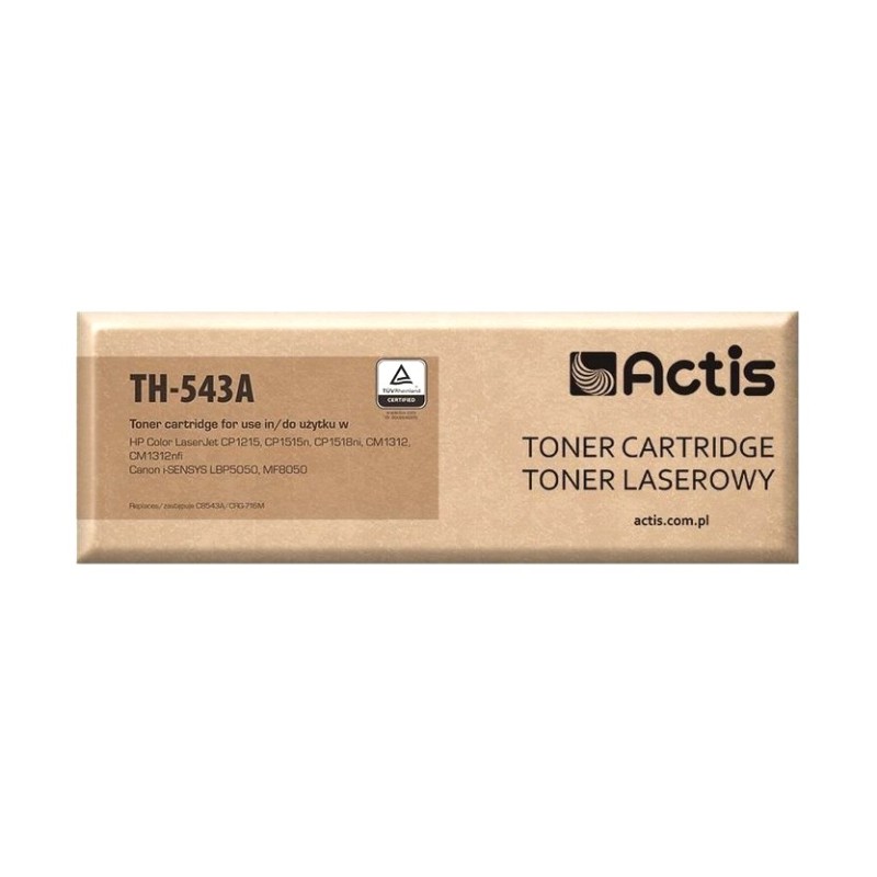 Actis TH-F543A toner (replacement for HP 203A CB543A; Standard; 1300 pages; magenta)