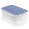 ROTHO Rondo Horizon blue - food storage container - 2 x 0,75l, 1 x 1,35l