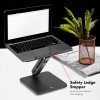 Maclean desk stand for monitor or laptop, gas spring, for standing and sitting work, black, MC-493 Maclean desk stand for monitor or laptop, gas spring, for standing and sitting work, black, MC-493