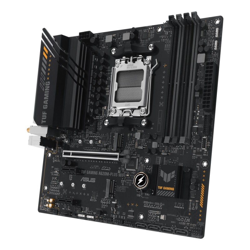 ASUS TUF GAMING A620M-PLUS WIFI AMD A620 Socket AM5 micro ATX ASUS TUF GAMING A620M-PLUS WIFI AMD A620 Socket AM5 micro ATX
