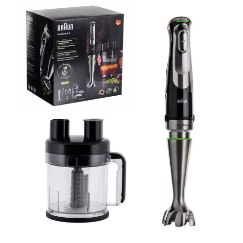 Braun MultiQuick 9 MQ 9195XLI 2 L Immersion blender 1200 W Black, Stainless steel Braun MultiQuick 9 MQ 9195XLI 2 L Immersion blender 1200 W Black, Stainless steel