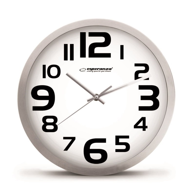 Esperanza EHC013W Wall Clock - Zurich - Black Quartz clock Oval Black, White Esperanza EHC013W Wall Clock - Zurich - Black Quartz clock Oval Black, White