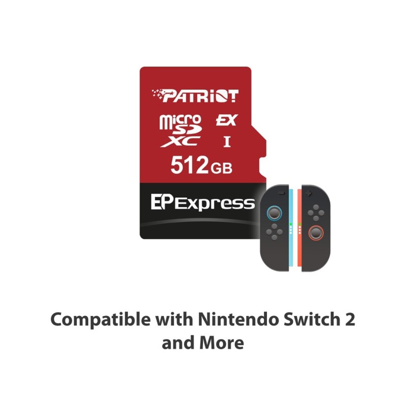 Patriot Memory EP Express memory card 512GB MicroSDXC 800/600 MB/s (PEF512GEPEXMCX)