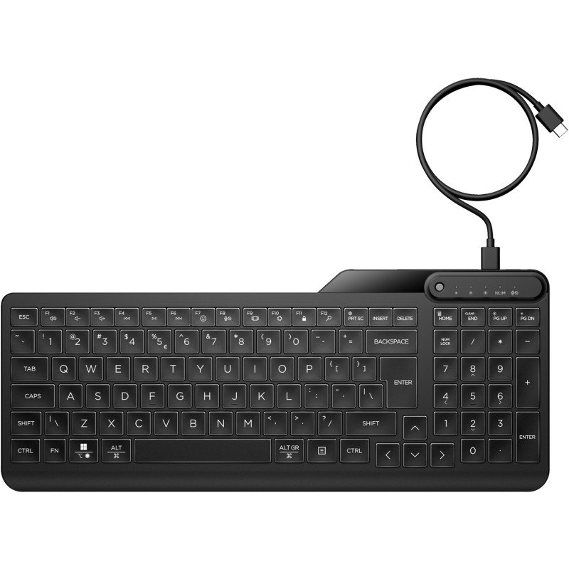 HP 400 Backlit Wired Keyboard HP 400 Backlit Wired Keyboard