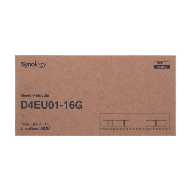 Synology D4EU01-16G memory module 16 GB 1 x 16 GB DDR4 2666 MHz ECC Synology D4EU01-16G memory module 16 GB 1 x 16 GB DDR4 2666 MHz ECC