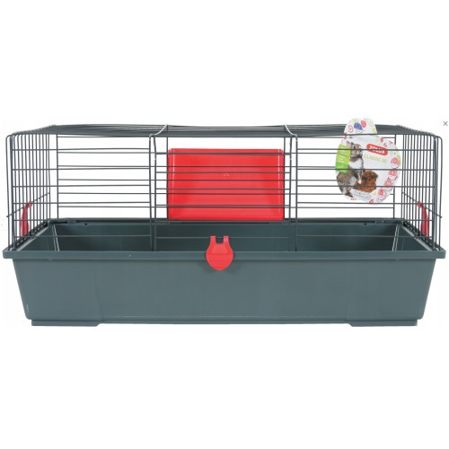 ZOLUX Classic 80 grey/red - cage for rodents ZOLUX Classic 80 grey/red - cage for rodents