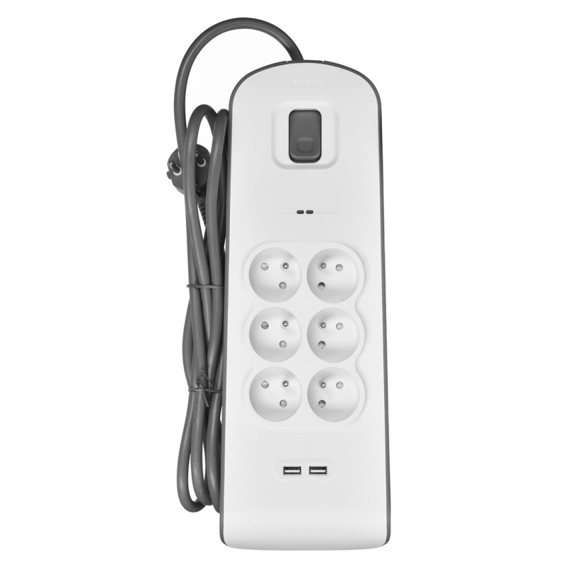 Belkin BSV604ca2m White 6 AC outlet(s) 2 m Belkin BSV604ca2m White 6 AC outlet(s) 2 m