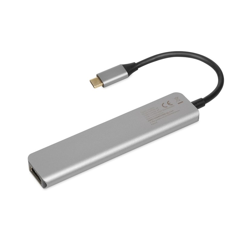 iBox IUH3SL4K notebook dock/port replicator USB 3.2 Gen 1 (3.1 Gen 1) Type-C Power Delivery 100W Silver iBox IUH3SL4K notebook dock/port replicator USB 3.2 Gen 1 (3.1 Gen 1) Type-C Power Delivery 100W Silver