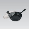 Maestro MR-1205-28 Frying pan with lid, 28 cm, black