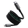 Baseus Tungsten Magnetic USB C to USB C fast charging cable 1 m 100 W Black Baseus Tungsten Magnetic USB C to USB C fast charging cable 1 m 100 W Black