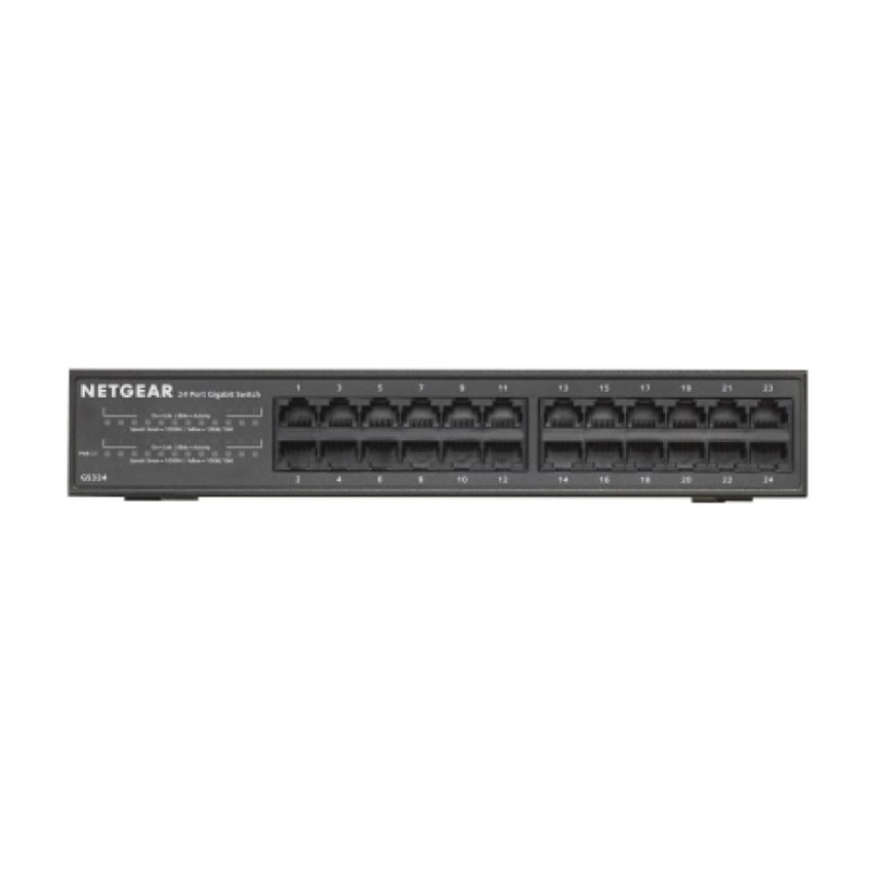 NETGEAR GS324 Unmanaged Gigabit Ethernet (10/100/1000) Black NETGEAR GS324 Unmanaged Gigabit Ethernet (10/100/1000) Black