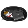 SAVIO Audio/video SCART – 3xRCA (CINCH) cable 2m CL-133 Black SAVIO Audio/video SCART – 3xRCA (CINCH) cable 2m CL-133 Black