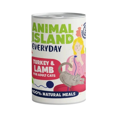 ANIMAL ISLAND Everyday Turkey and lamb - wet cat food - 400g ANIMAL ISLAND Everyday Turkey and lamb - wet cat food - 400g