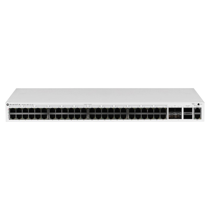 Mikrotik CRS354-48P-4S+2Q+RM network switch Managed L3 Gigabit Ethernet (10/100/1000) Power over Ethernet (PoE) 1U Mikrotik CRS354-48P-4S+2Q+RM network switch Managed L3 Gigabit Ethernet (10/100/1000) Power over Ethernet (PoE) 1U