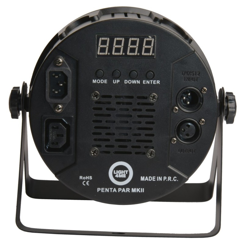 LIGHT4ME PENTA PAR 8x12W MKII RGBWA- RGB LED spotlight